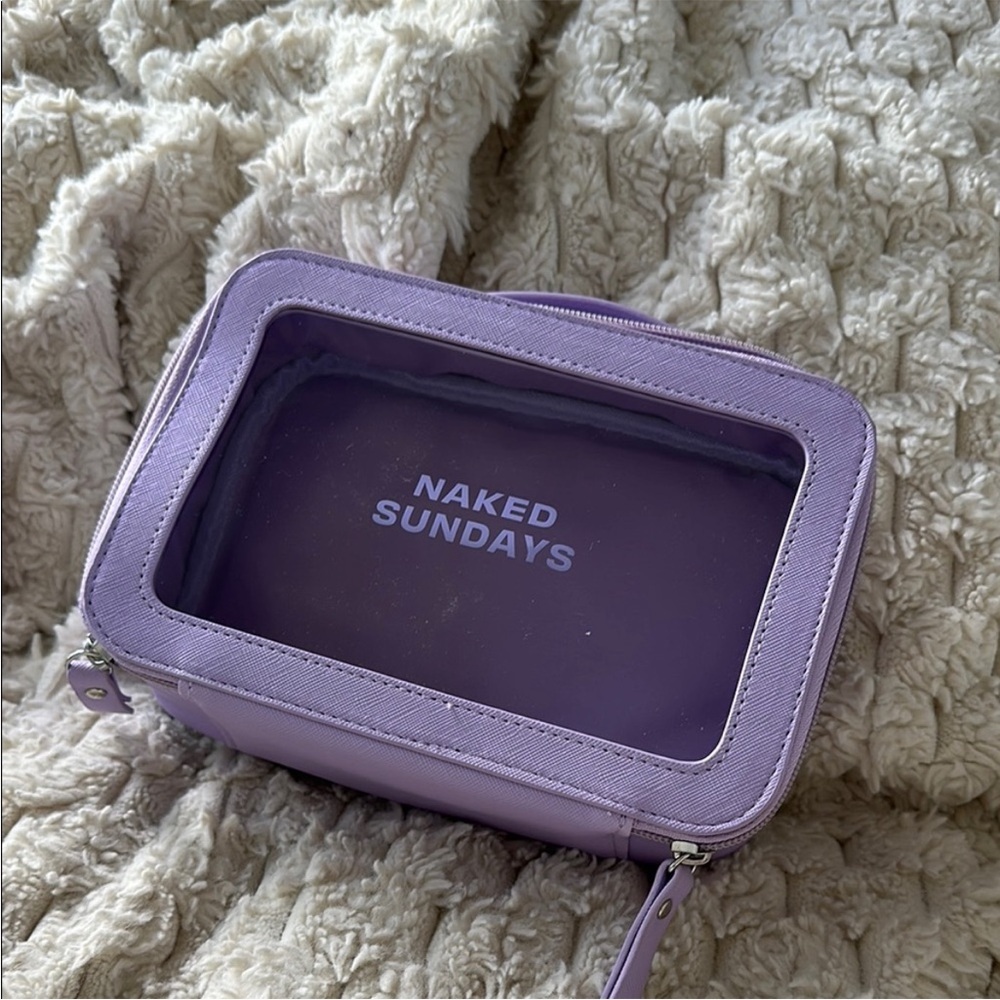 Naked Sundays Purple Cosmetic Bag